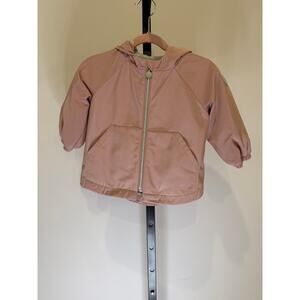 Bonpoint- Dusty Rose Rain Coat. - 2Y